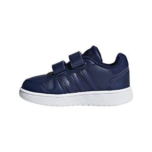 adidas Scarpe da Bambino Sneakers Hoops 2.0 Cmf I in Pelle Blu F35898