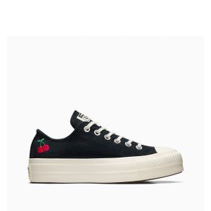 Converse Sneakers Chuck Taylor All Star Lift Cherry On Nero Donna Taglie 41