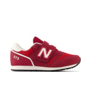 New Balance Kids' 373 Hook and Loop in Rossa/rouge, Synthetic, Taglia 34.5