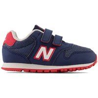  500 Td Blu Navy Rosso - Sneakers Bambino 