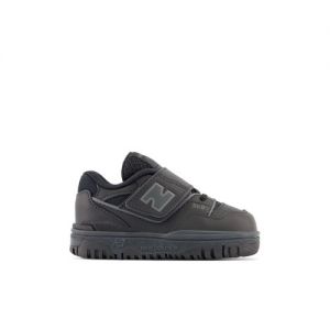 New Balance Bambino 550 Bungee Lace with Top Strap in Nero