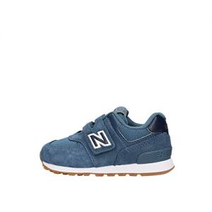 New Balance Scarpa Infant 574 Navy Leather/Textile StoneBlue/Natural Indigo (Numeric_20)