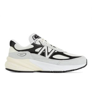 New Balance Unisex Made in USA 990v6 in Grigio/Nero, Leather, Taglia 45