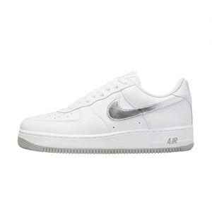 Nike Air Force 1 '07 Low Color of The Month White Metallic Silver DZ6755-100 Size 44