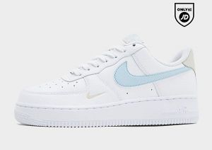 Nike Air Force 1 Low Donna, White/Light Bone/Light Armoury Blue