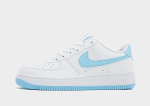 Nike Air Force 1 Low Junior, White/White/Aquarius Blue