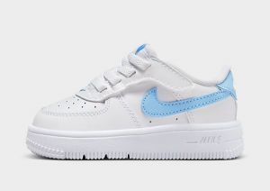 Nike Air Force 1 Low Neonati, White/White/Aquarius Blue