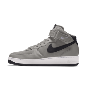 Scarpa personalizzabile Nike Air Force 1 Mid By You ? Uomo - Grigio