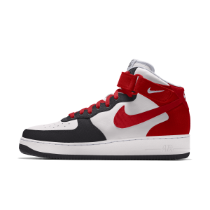 Scarpa personalizzabile Nike Air Force 1 Mid By You ? Donna - Rosso