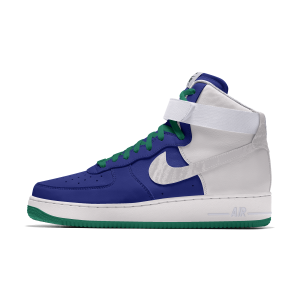 Scarpa personalizzabile Nike Air Force 1 High By You ? Donna - Blu