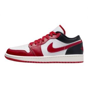 Nike air Jordan 1 low DC0774 160 bianco rosso nero Bianco Rosso Nero/41