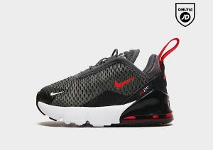 Nike Air Max 270 Infant, Iron Grey/Black/White/University Red