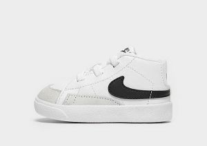 Nike Blazer Mid Crib Neonato, White/White/Black
