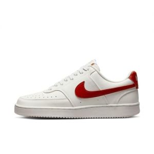 Nike DH3158 Court Vision Lo White Cinnabar Rosso Bianco Scarpe Sneakers Donna Lacci 37.5