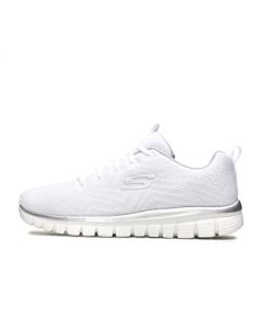 Skechers Graceful - Get Connected - Bianco/Argento Polyester