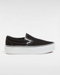 VANS Scarpe Classic Slip-on Stackform (black/true Whit) Donna Nero, Taglia 47