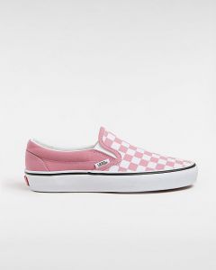 VANS Scarpe Classic Slip-on Checkerboard (foxglove) Unisex Rosa, Taglia 47