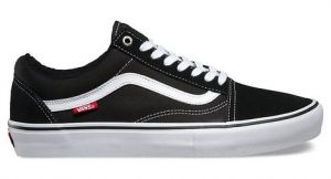 Scarpe vans old skool pro nero bianco