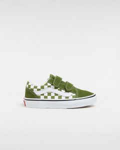 VANS Scarpe Con Strappo Bambino/a Old Skool (4-8 Anni) (pesto) Bambino Verde, Taglia 31