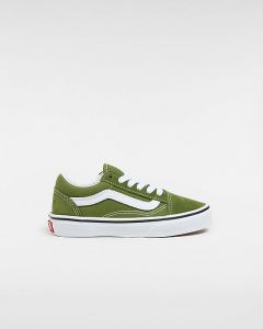 VANS Scarpe Bambino/a Old Skool (4-8 Anni) (pesto) Bambino Verde, Taglia 31