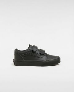 VANS Scarpe Con Strappo Bambino/a Old Skool Classic Tumble (4-8 Anni) (black/mono) Bambino Nero, Taglia 31