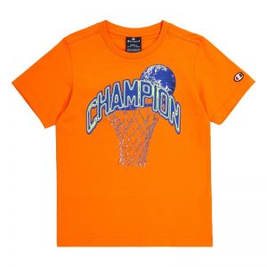 T-shirt Champion Basketball Jr Orange (Colore: Org, Taglia: L)