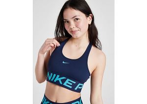 Nike Girls' Fitness Pro Sports Bra Junior, Blue
