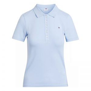 Polo Tommy Hilfiger 1985 Collection Slim Fit Well Water (Colore: Well Water, Taglia: M)