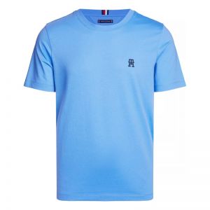 T-shirt Tommy Hilfiger Monogram con ricamo (Colore: Blue Spell, Taglia: L)