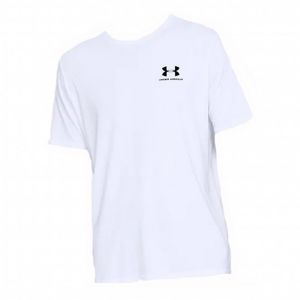 T-shirt Under Armour Sportstyle Left Chest (Colore: wht-blk, Taglia: S)