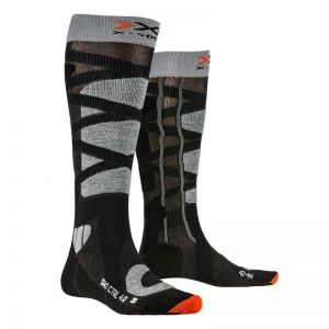 Calze sci X-Socks Ski Control 4.0 (Colore: G037 Anthracite Melange-Stone, Taglia: 35-38)